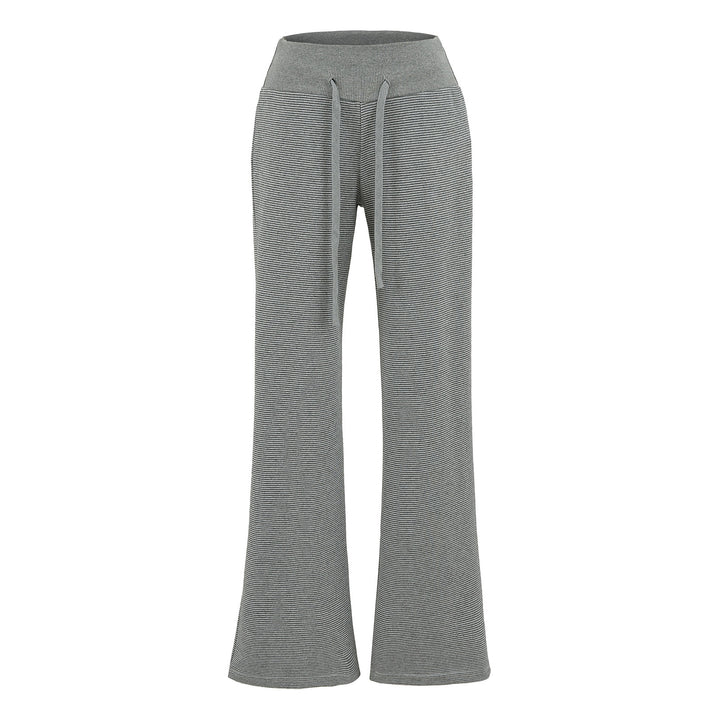 Dame Relaxed Fit Sweatpants med elastisk talje og fashionable stripe mønster Stilla