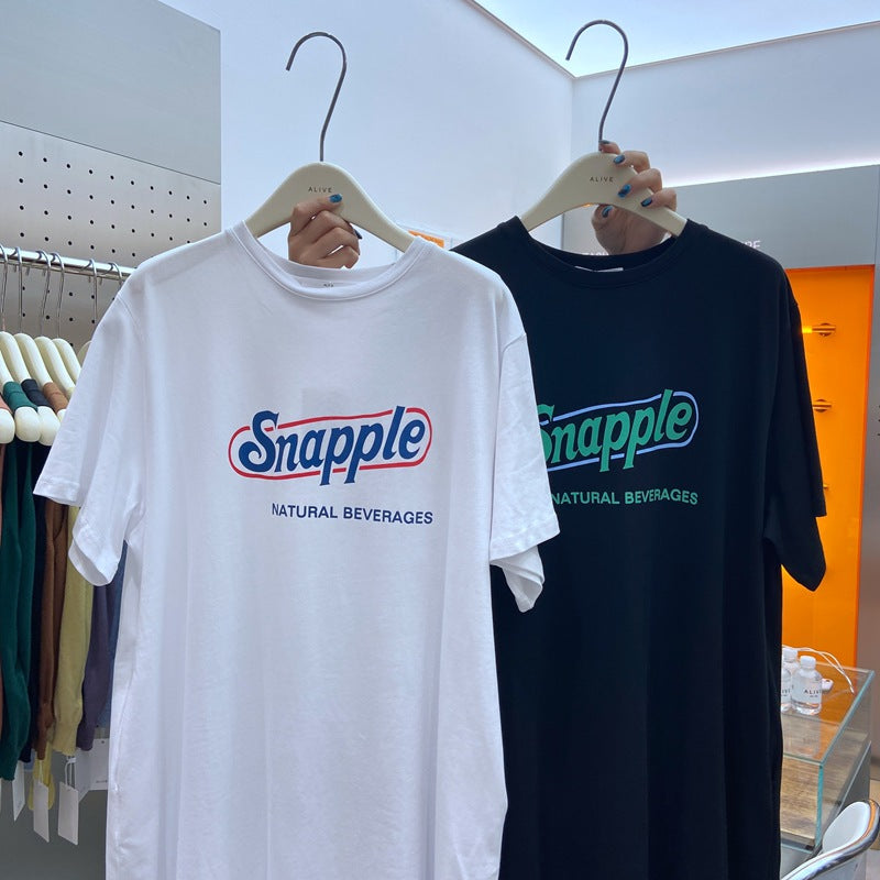 Femme Relaxed Fit Grafik T-Shirt Kjole Stilla