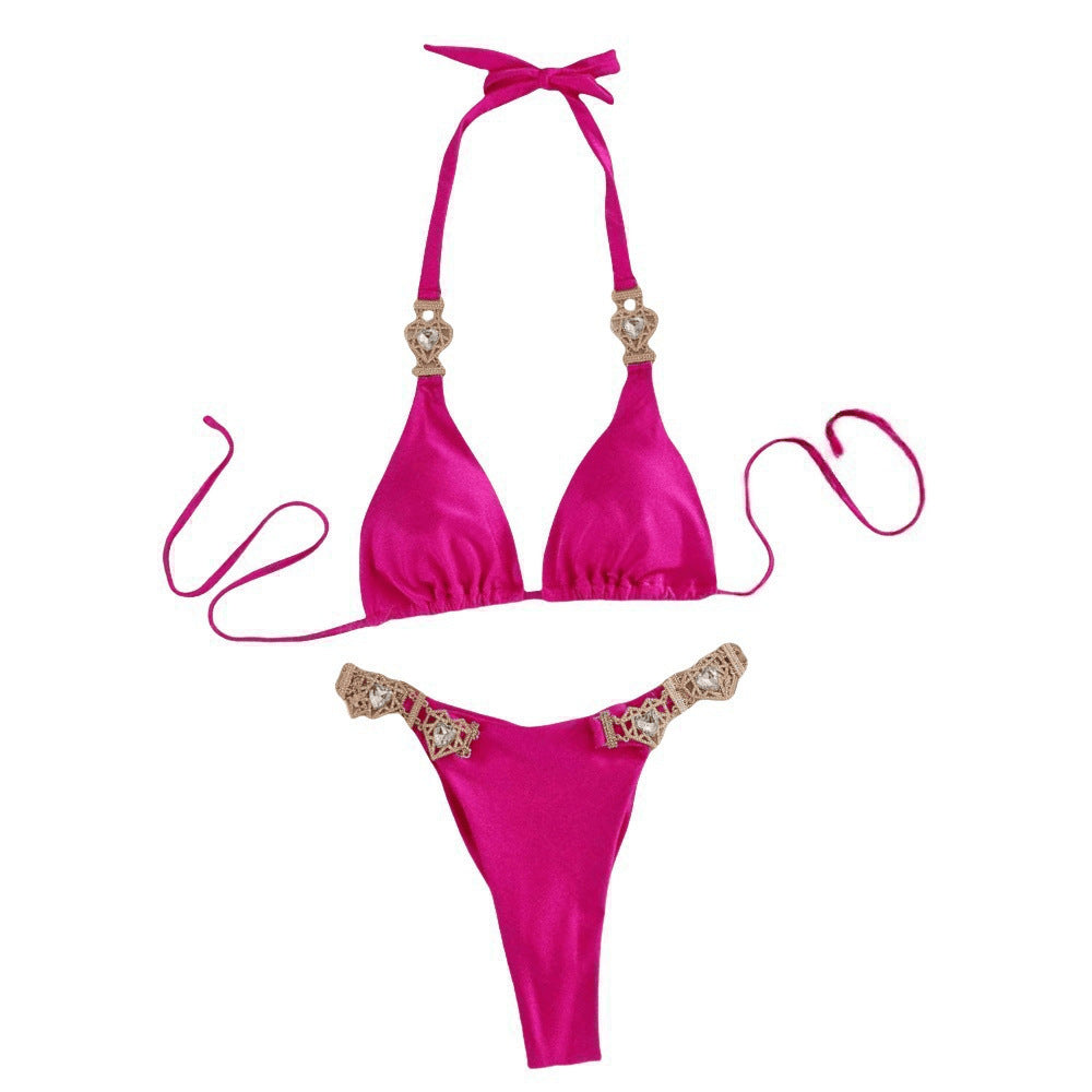 Dame Luksus Triangle Bikini Sæt Stilla