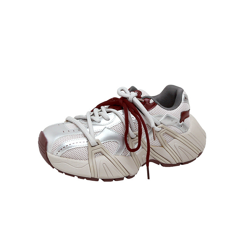 Dame moderne sneakers med åndbart mesh-overmateriale og robust design Stilla