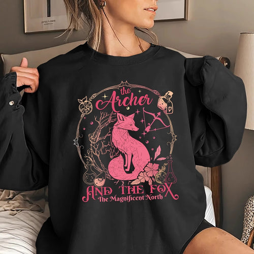 Dame sweatshirt med kreativt dyremotiv og inspirerende print Stilla