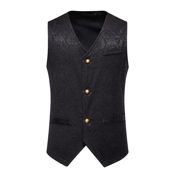 Herrer Elegant Mønstret Vest Stilla