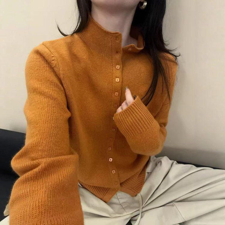Kvinders varme strikket cardigan Stilla