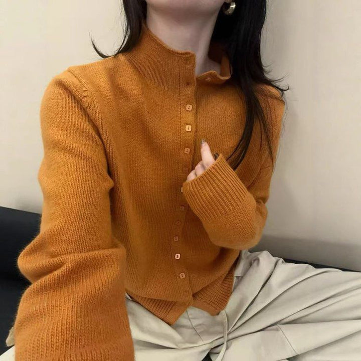 Kvinders varme strikket cardigan Stilla
