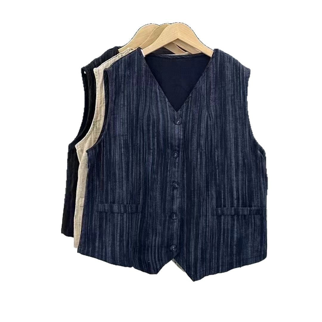 Femme Stilig Button-Up Vest Stilla