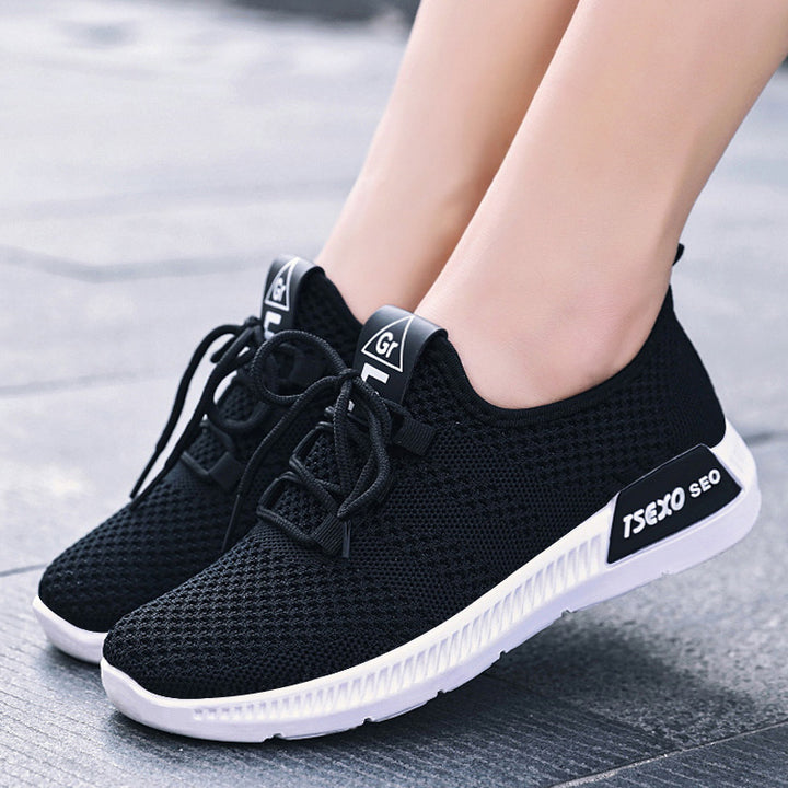 Dame Åndbare Fritid Sneakers med skridsikker Sål Stilla