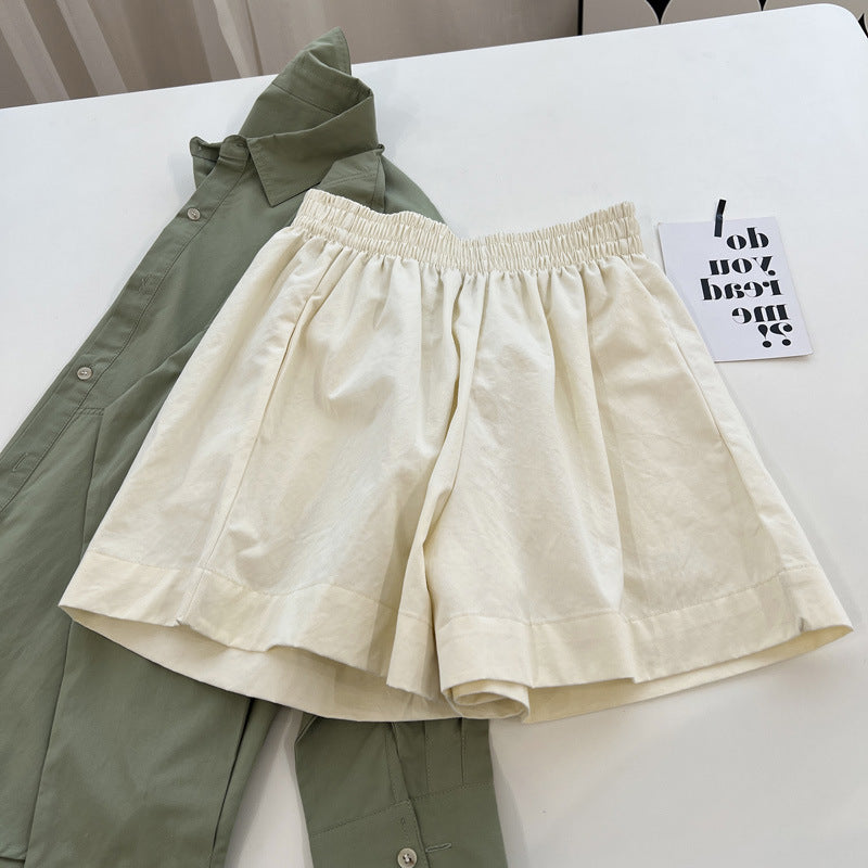 Dame Relaxed Fit Bomulds shorts Stilla