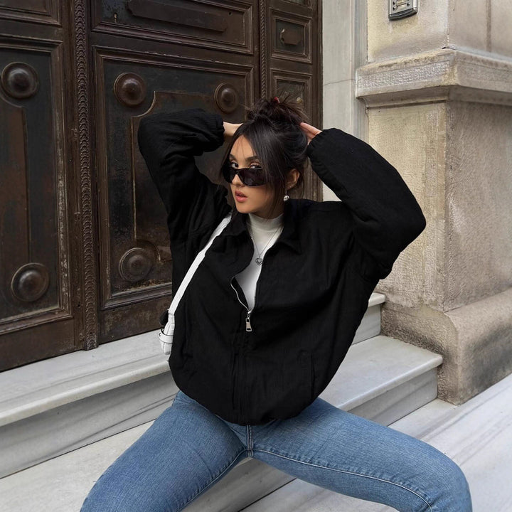 Kvinder mode og casual Oversized Jakke Stilla