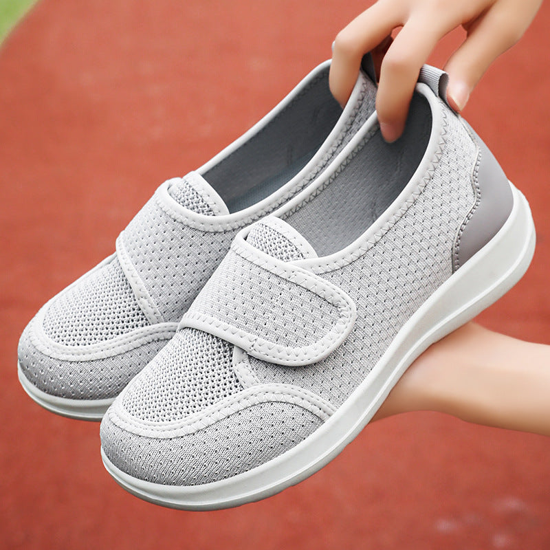 Dame Komfortabel Velcro Sneakers med åndbart Overmateriale Stilla