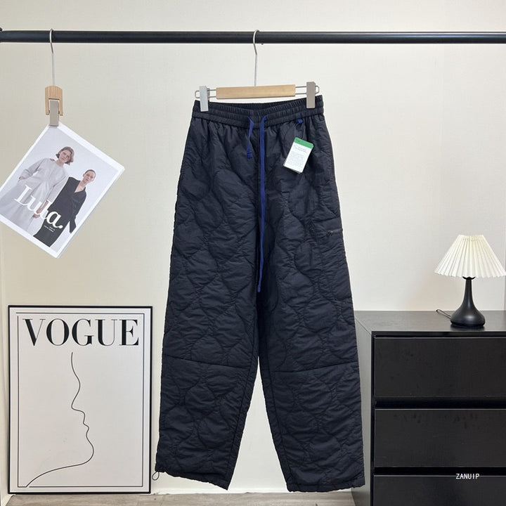 Kvindernes quiltede fritidsshorts med elastisk talje og praktiske sidelommer Stilla