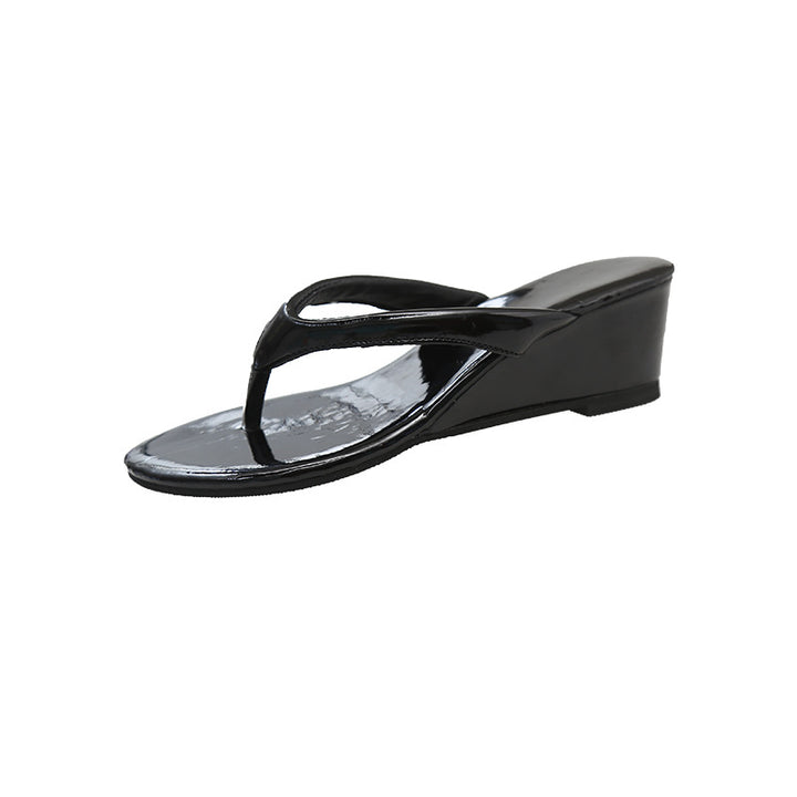 Dame Glamorous Metallic Flip-Flops Stilla