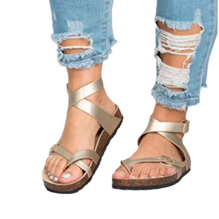 Dame mode og justerbare sandaler med ergonomisk fodseng-Stilla