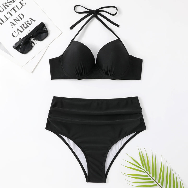 Bikini-sæt til damer med halterneck og polstring Stilla