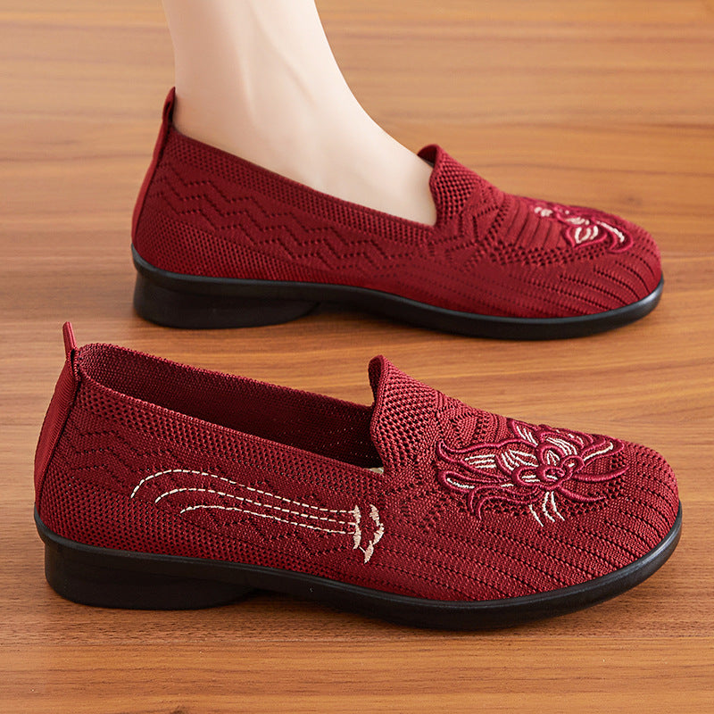 Femme Kunstigt Broderede Slip-On Clogs Stilla