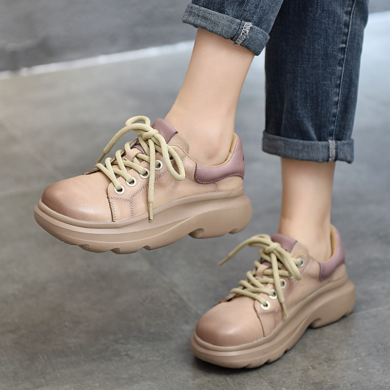 Dame Komfortable Chunky Sneakers med innovativ tæppeteknologi og åndbart overmateriale Stilla