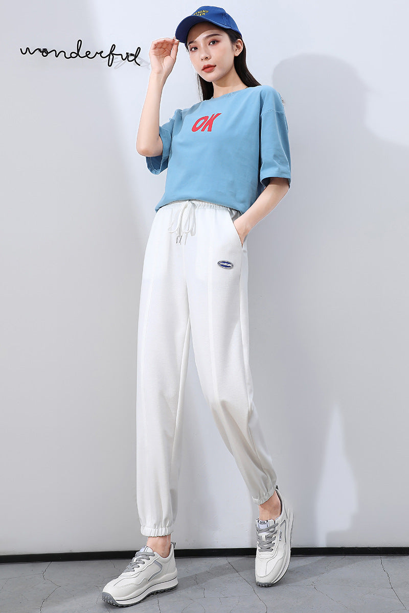 Dame fritids sweatpants i sporty snit med praktiske lommer Stilla