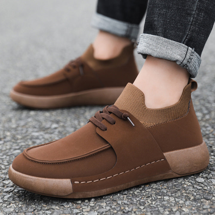 Herrer Lifestyle Sneaker med elastisk overdel og skridsikker sål Stilla