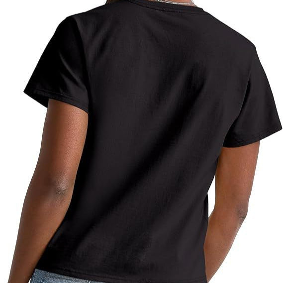Dame Kortærmet T-shirt med Rund halsudskæring og behagelig bæreoplevelse Stilla