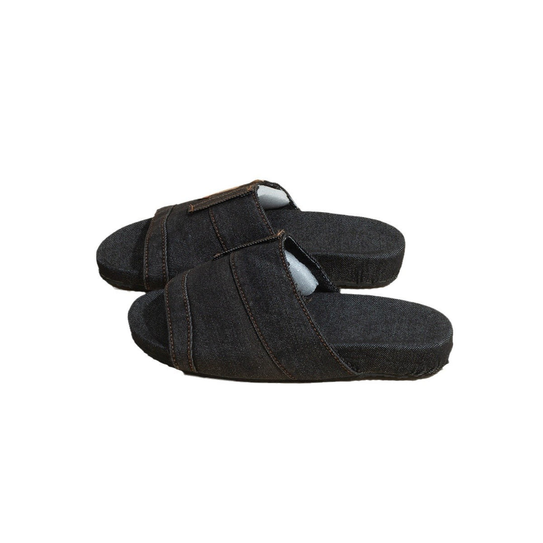 Dame Slipper med afslappet Denim-design og skridsikker sål Stilla