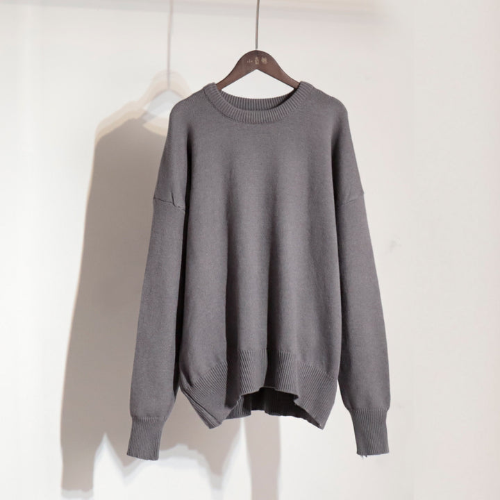 Kvinders oversized sweater med tekstureret strikmønster Stilla