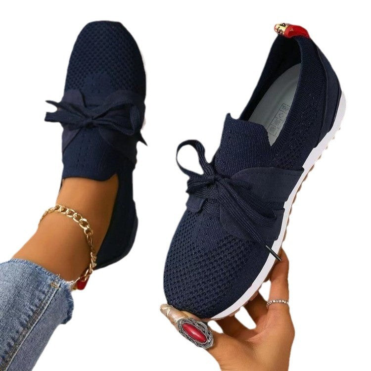 Dame åndbare sport sneakers med elastisk overmateriale Stilla