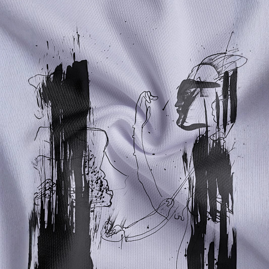 Herrer Poloshirt med kreativt grafisk design og åndbare egenskaber Stilla