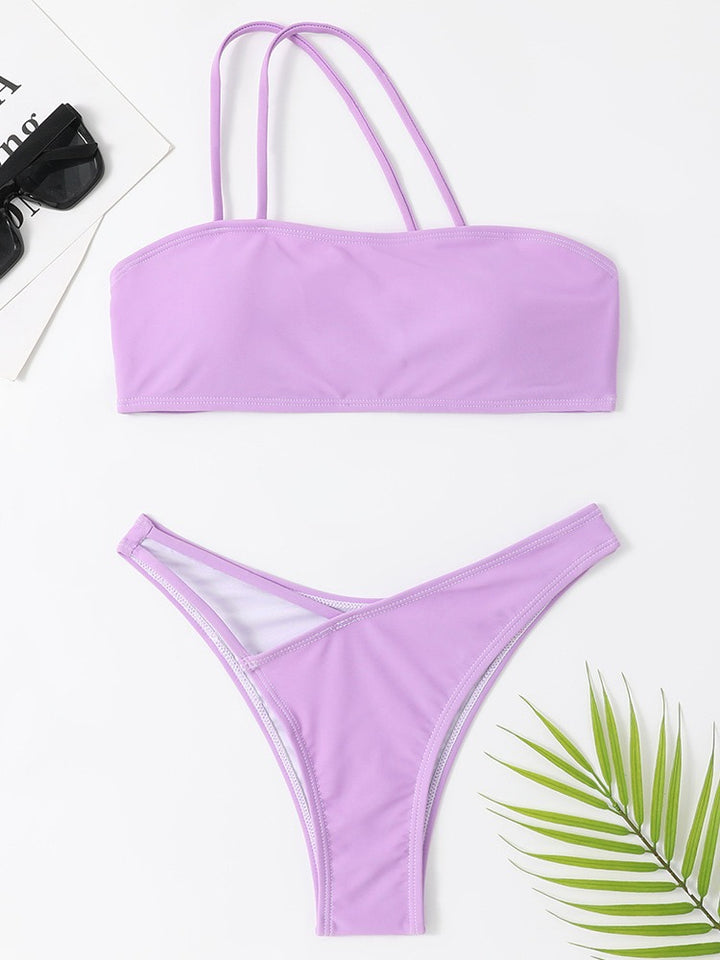 Dame Bandeau bikini-sæt med stropper Stilla