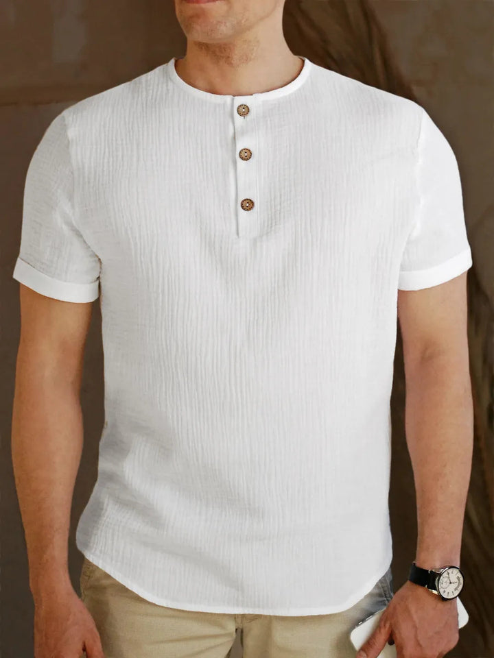 Herrer kortærmet Button-Down skjorte Stilla