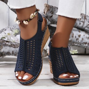 Dame Wedge Sandaler med ventilerende design Stilla