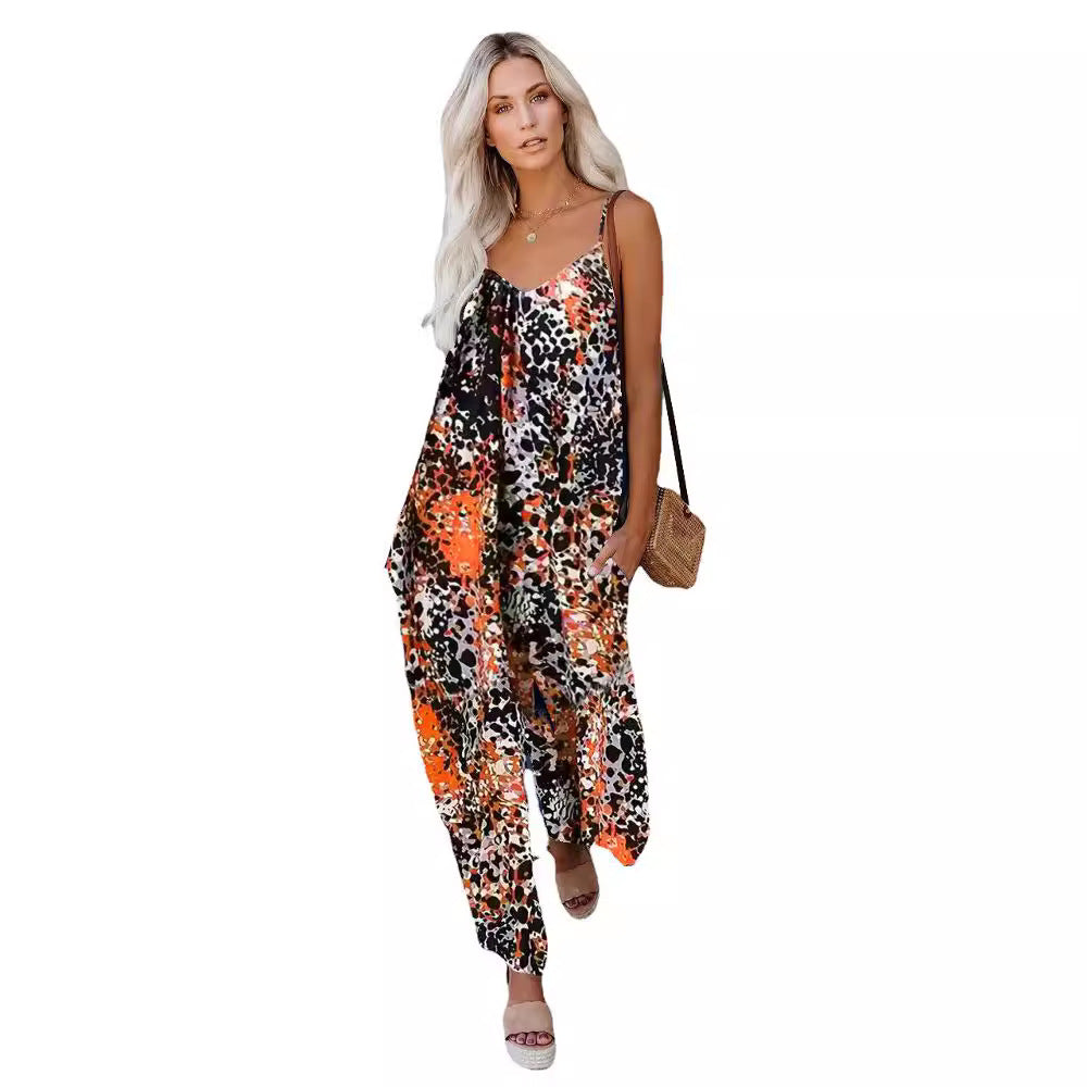 Dame Loose-Fit Abstrakt mønster overall Stilla