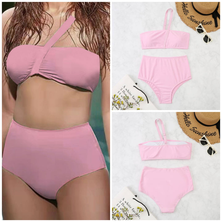 Dame Højtaljet Bralette Bikini Sæt Stilla
