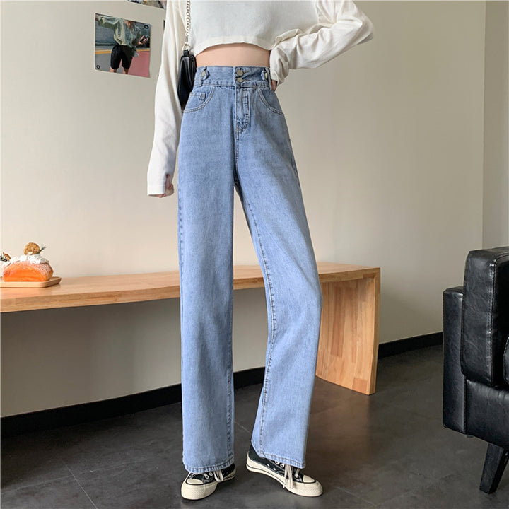 Kvinder Høj Talje Bootcut Jeans Stilla