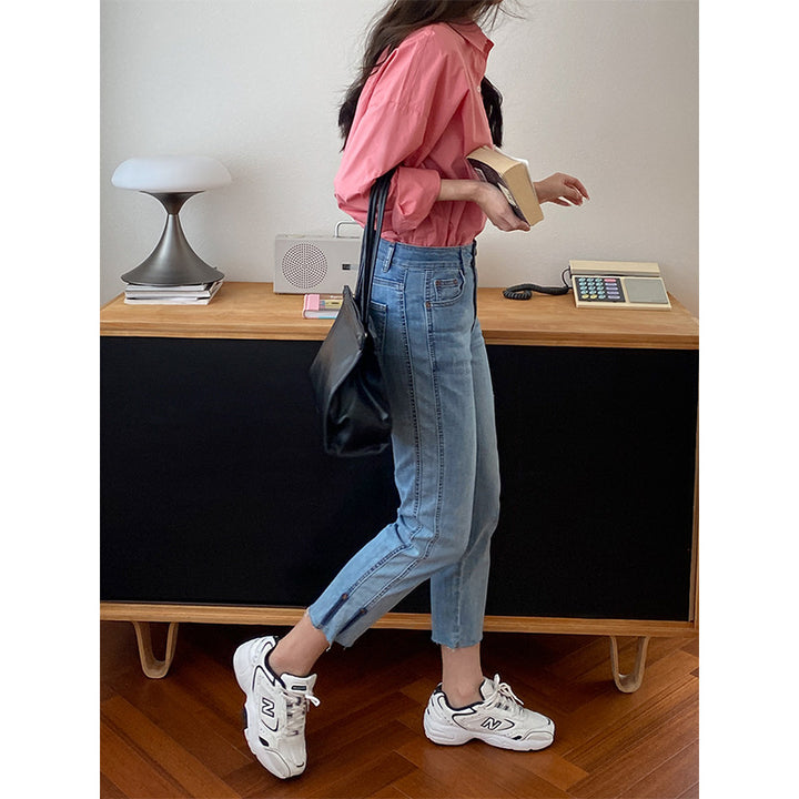 Kvindernes elegante og afslappede bluse med en let oversized pasform Stilla