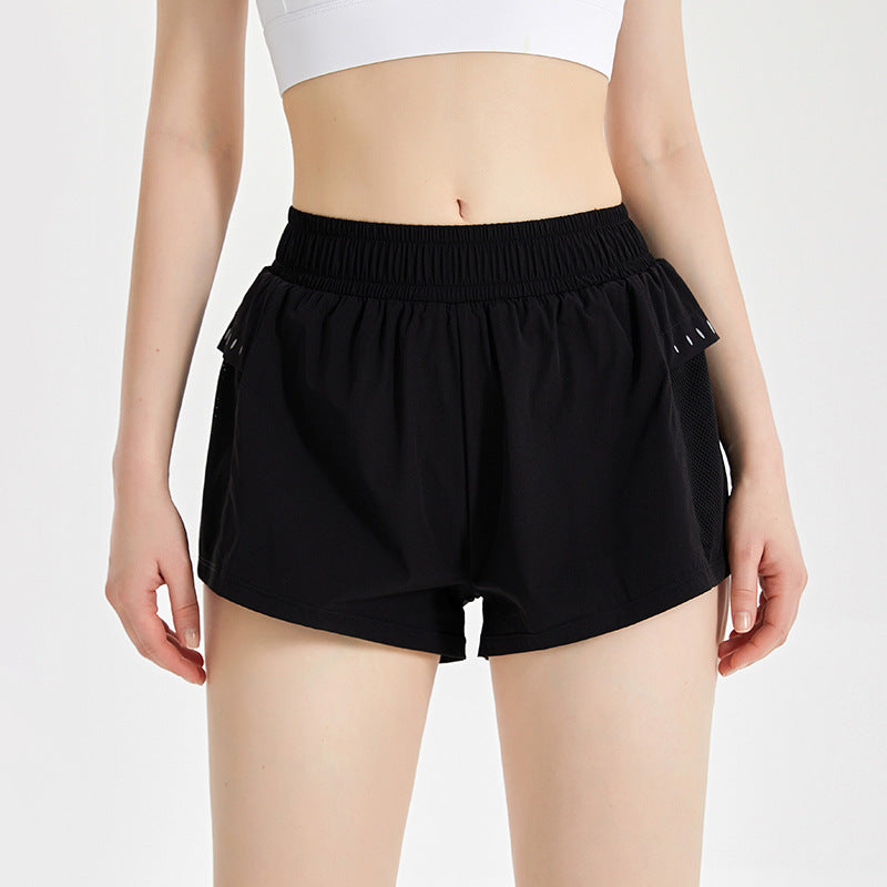Stilla | Liv Anti Chafe Yoga Shorts Hurtør, Lommer & Mavekontrol