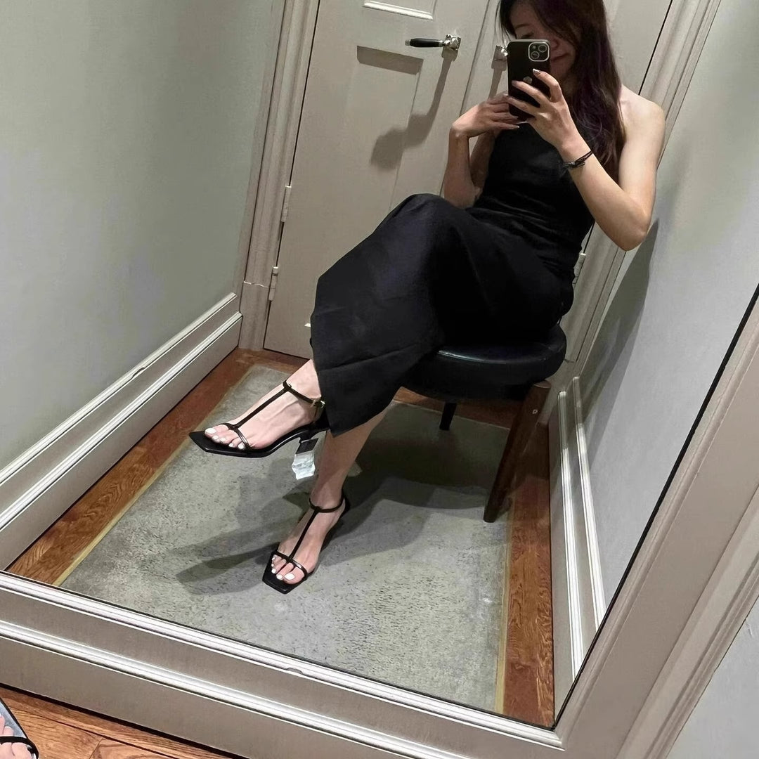 Dame elegante T-rem Kitten Hæle Stilla