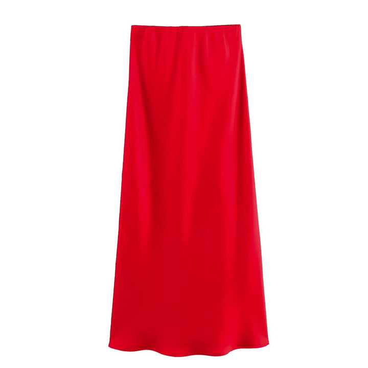 Dame lang satin skirt Skovae