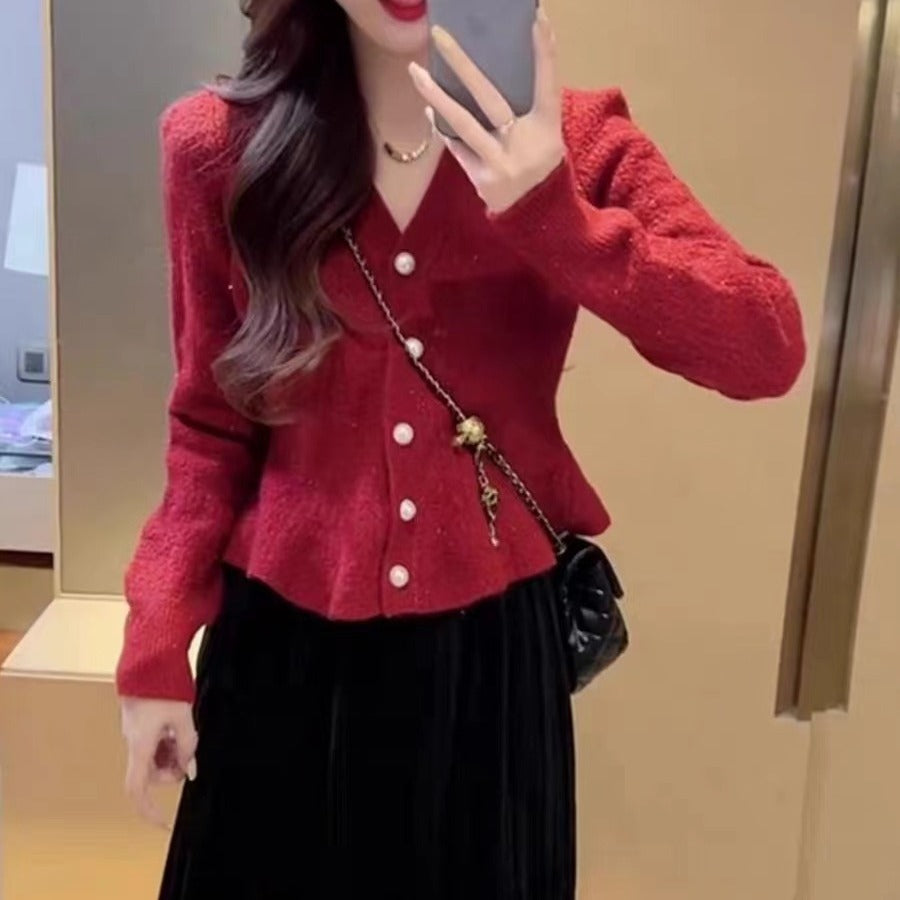 Kvindernes cardigan med dekorative knapper og elegant skræddersyn Stilla