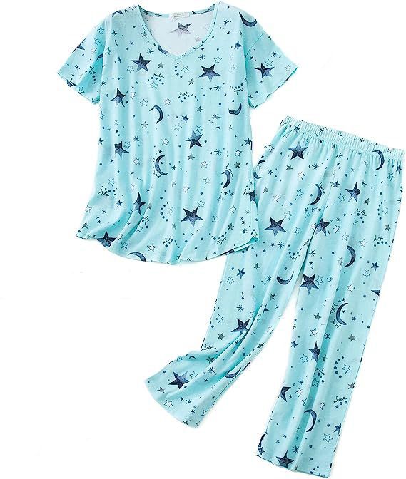 Damer Fun Grafik Pyjamas Sæt Stilla