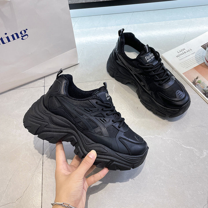 Dame Chunky Sneakers med åndbart mesh-overflade og stødabsorberende sål Stilla