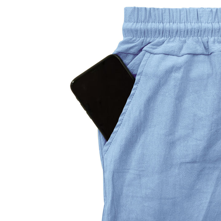 Herren Cargo-bukser med elastisk talje og flere lommer Stilla