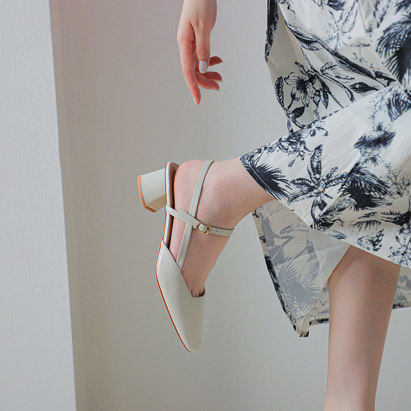 Dame blokhæl Slingback sko Stilla