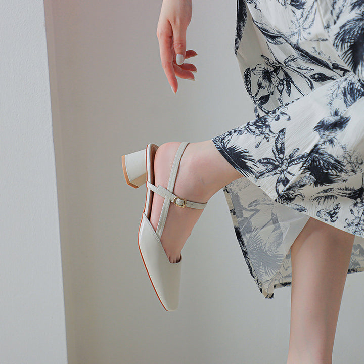 Dame blokhæl Slingback sko Stilla