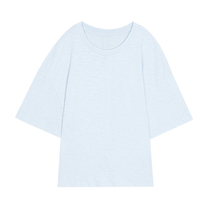 Dame afslappet oversized T-shirt med bred pasform og moderne design Stilla