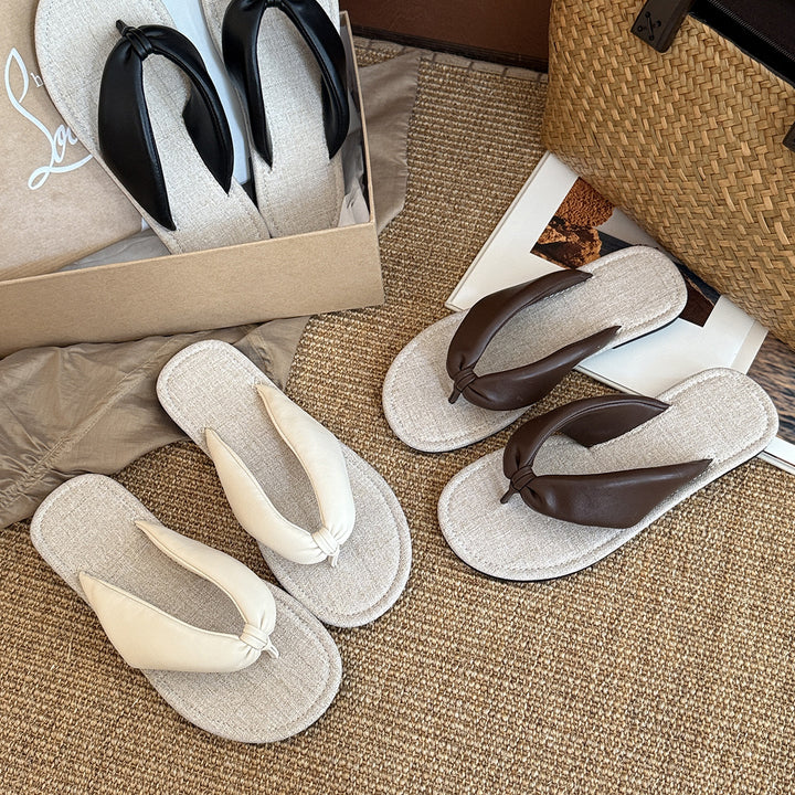 Femme Bequeme String Sandaler Stilla