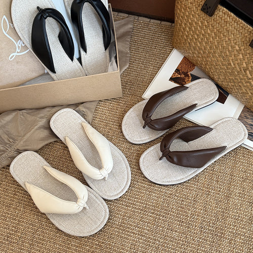 Femme Bequeme String Sandaler Stilla