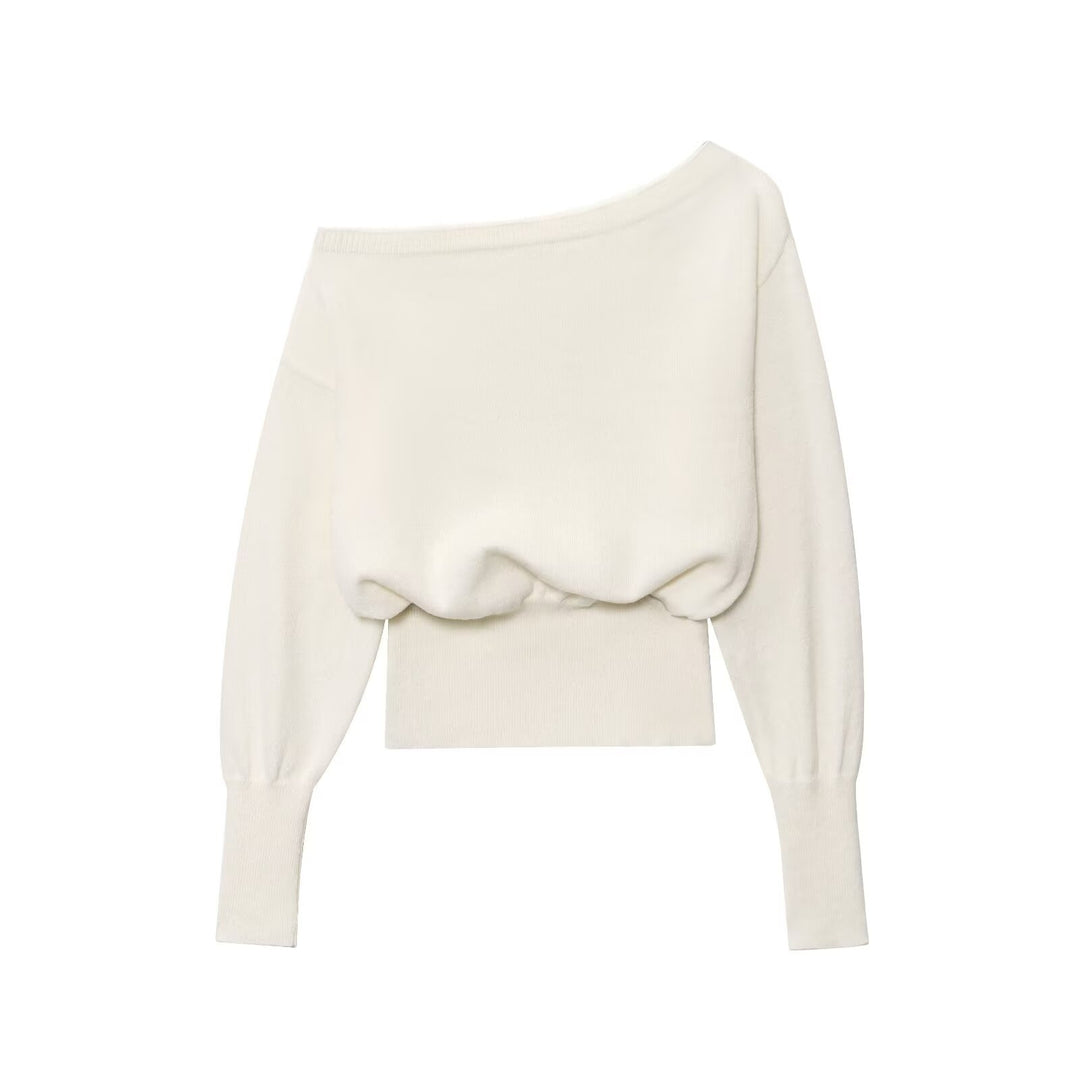Dame trendy og afslappet top med off-shoulder design Stilla