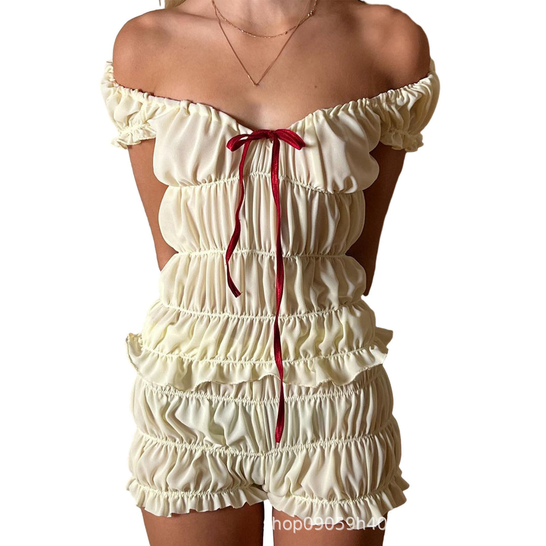Dame Off-Shoulder Sommeroverall Skovae