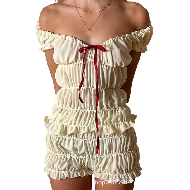 Dame Off-Shoulder Sommeroverall Skovae