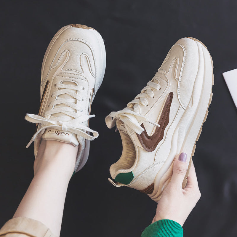 Dame Chunky Sneakers med sportsligt design Stilla