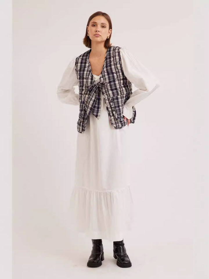 Dame Steppet Fluevest Stilla